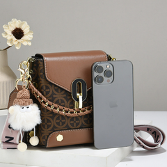 Bootara Women's Plaid Phone Crossbody Bag - Mini Shoulder Bag with Detachable Strap (Fits iPhone Plus)