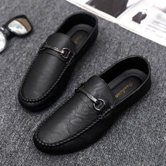 Bootara Men's Premium Leather Loafers – Soft Sole, Durable, Stylish Slip-On Casual Shoes for Business & Leisure