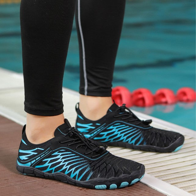 Bootara Men’s & Women’s Outdoor Toe Water Shoes for Hiking, Swimming, Cycling, Beach, & Fitness Activities
