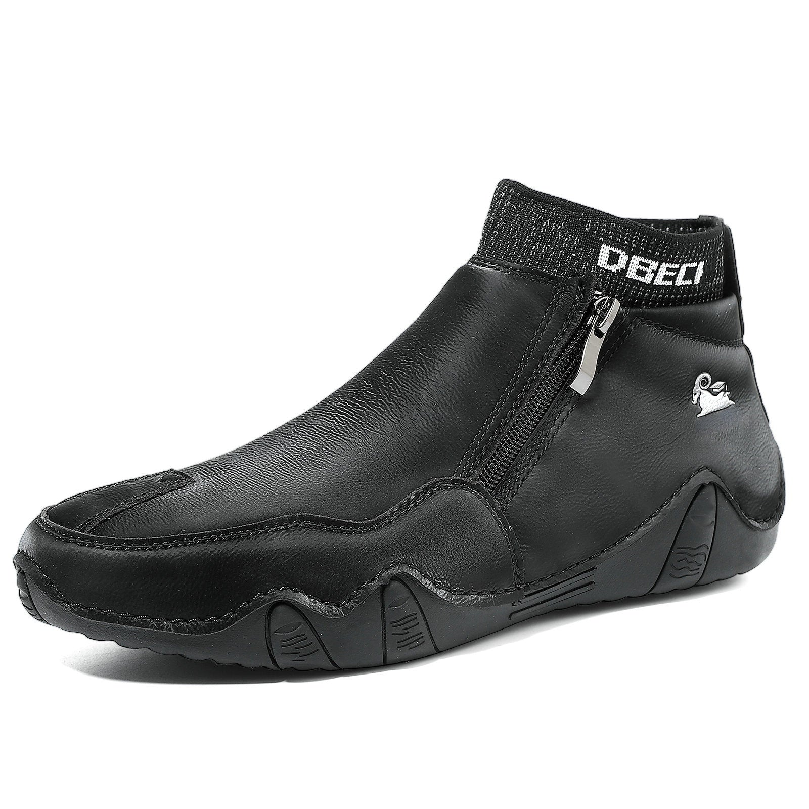 Bootara Men's High-Top Martin Boots Winter Warmth and Durability Large Size Outdoor Casual Footwear