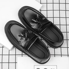 Bootara 2025 Men's Tassel Loafers - Premium Leather Business Shoes, Versatile for Spring and Autumn, Ideal for Work & Weddings