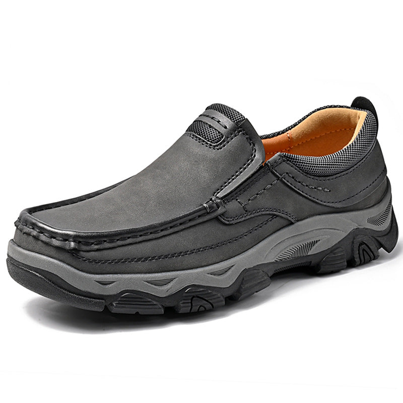 Bootara Hot-Selling Men's Leather Loafers – 2025 Spring New Style Slip-On Shoes
