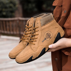 Bootara Men’s Best Selling High-Top Sock Lace-Up Chelsea Boots