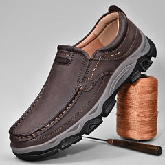 Bootara Hot-Selling Men's Leather Loafers – 2025 Spring New Style Slip-On Shoes