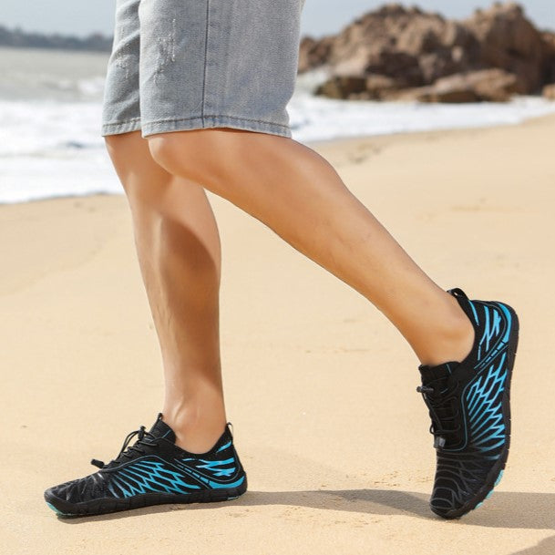 Bootara Men’s & Women’s Outdoor Toe Water Shoes for Hiking, Swimming, Cycling, Beach, & Fitness Activities