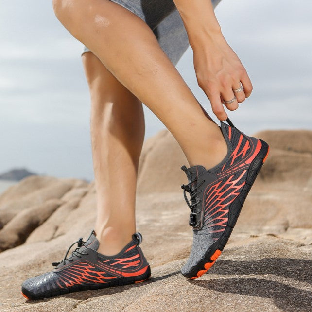 Bootara Men’s & Women’s Outdoor Toe Water Shoes for Hiking, Swimming, Cycling, Beach, & Fitness Activities