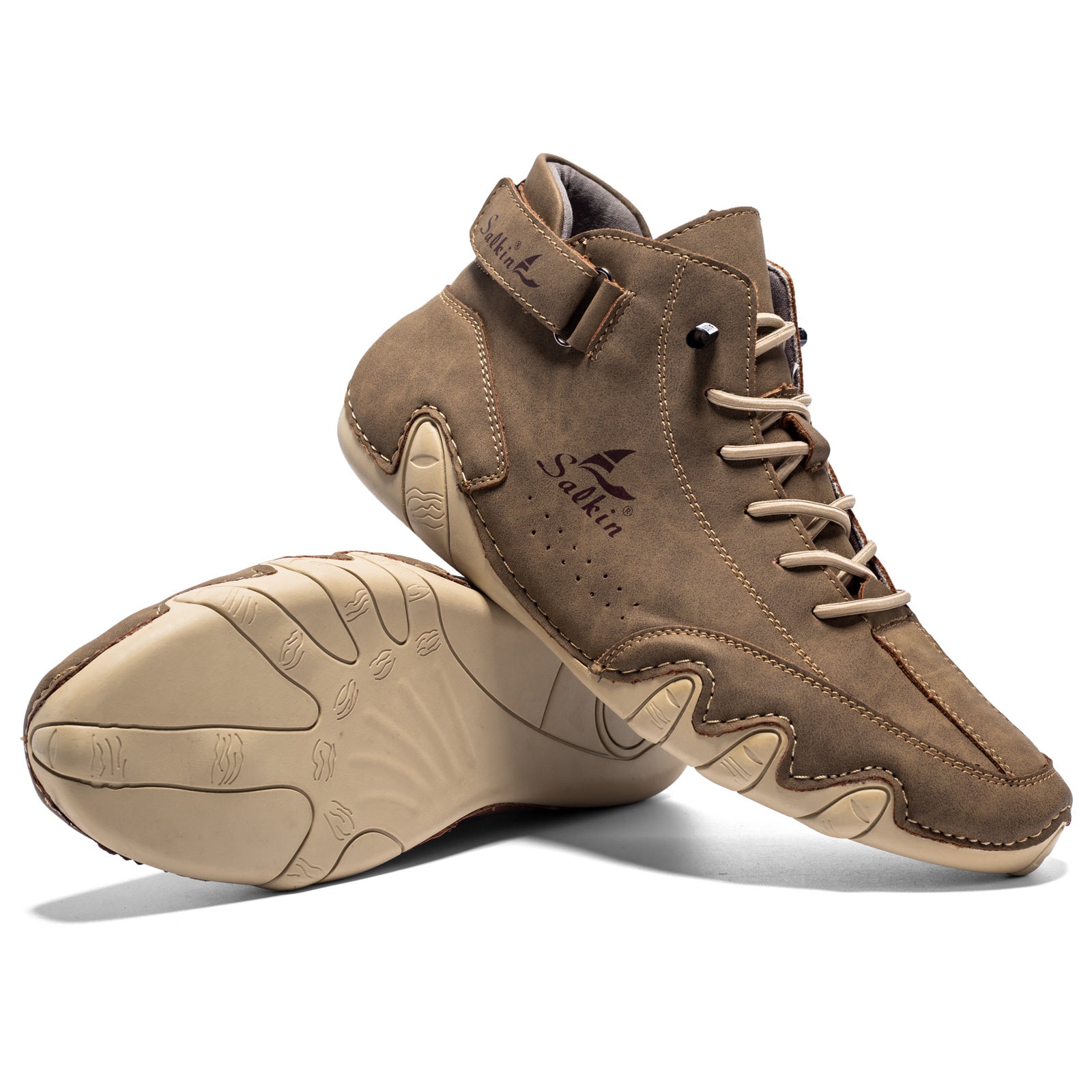 Bootara Men’s Octopus High-Top Lace-Up Ankle Boots