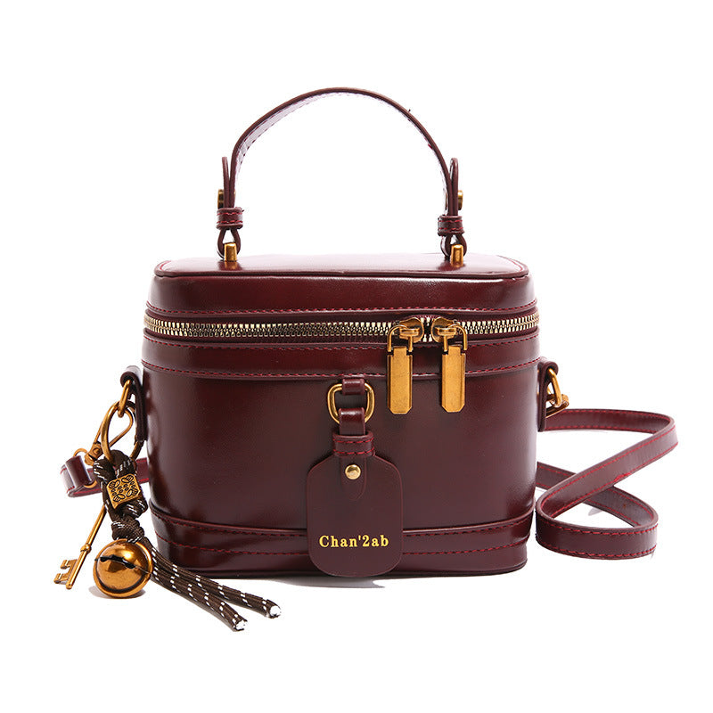 Bootara Women’s Premium Vintage Bucket Bag - Retro Chic Top Handle Crossbody Purse for Stylish Casual Use
