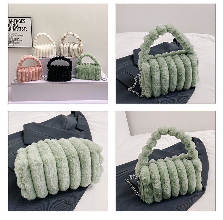 Bootara Women‘s Plush Tote & Crossbody Bag – Cloud-Like Soft Minimalist Purse for Everyday Chic