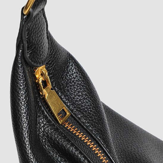 Bootara Women's Metro Pebble Hobo - Spacious Pebbled Leather Commuter - Convertible Shoulder Sling