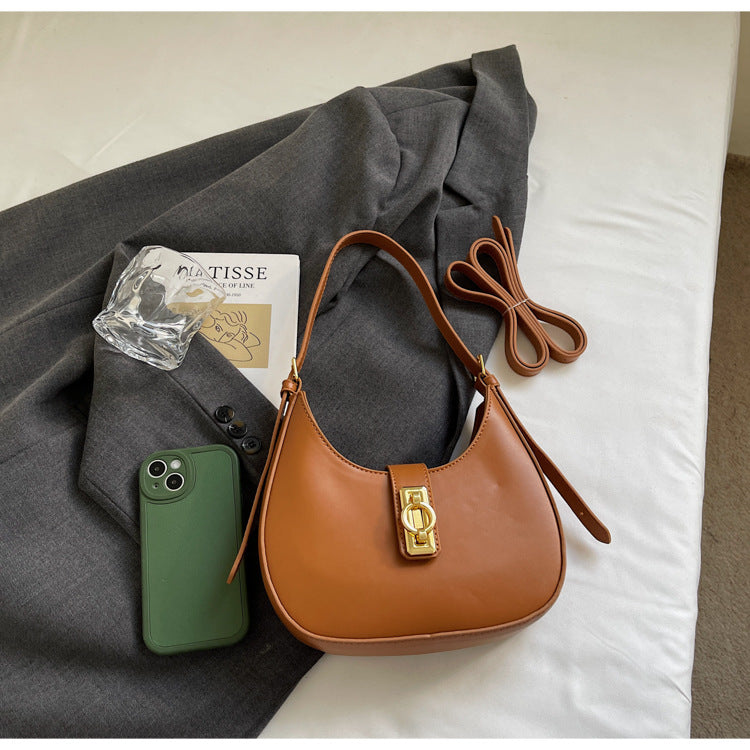 Bootara Women's Crescent Sculpt Shoulder Bag - Indie-Design Underarm Bag | Refined & Viral-Worthy