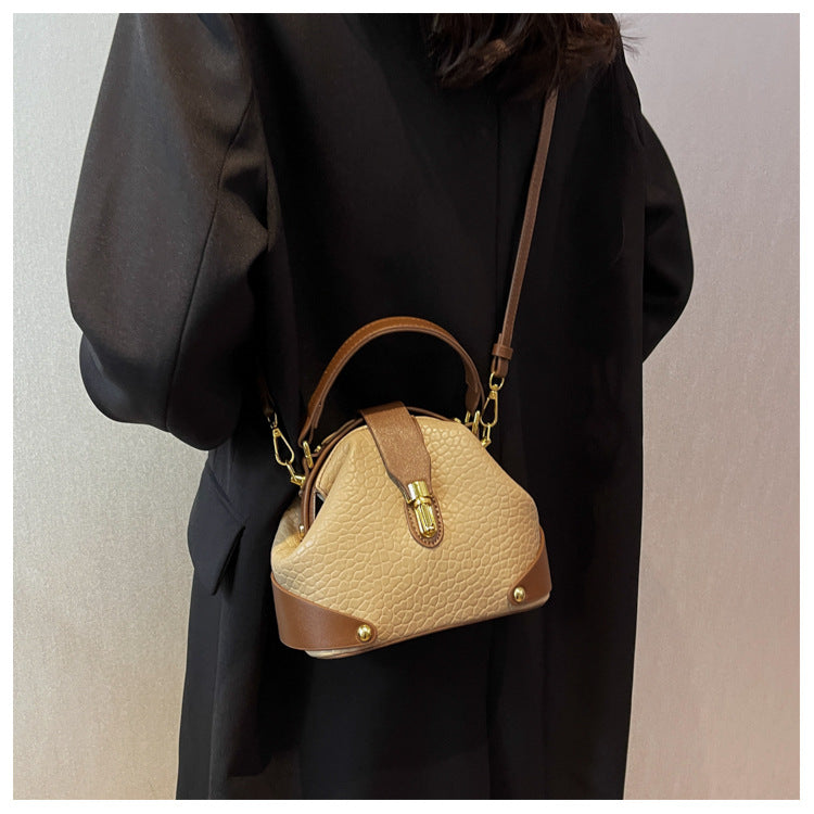 Bootara Women's Pebbled Leather Mini Tote Bag - Versatile Crossbody & Shoulder Bag | Minimalist Luxury Design