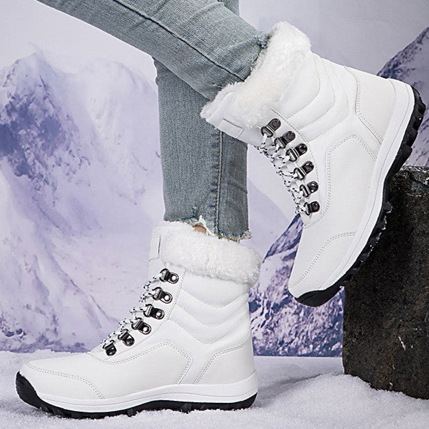Bootara Unisex Snow Boots - Thermal Fleece Lined Winter Shoes with Non-Slip Sole (US 5-11)