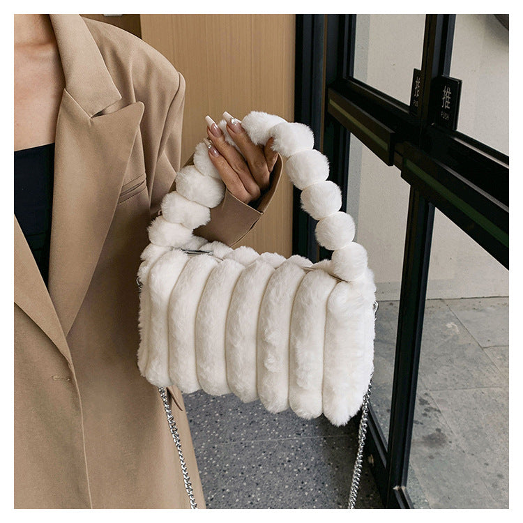 Bootara Women‘s Plush Tote & Crossbody Bag – Cloud-Like Soft Minimalist Purse for Everyday Chic