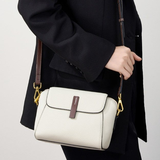 Bootara Women’s Heritage Satchel - Full-Grain Leather Convertible Shoulder Bag with Optimized Capacity & Timeless Architecture