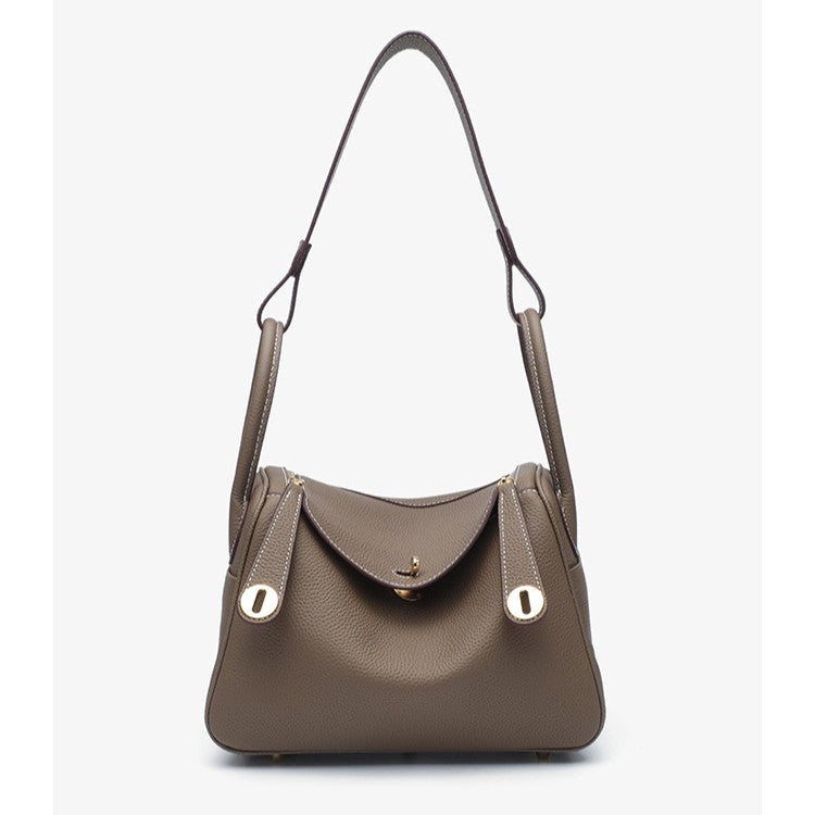 Bootara Women's Orsay Pebbled Bucket — Artisan-Stitched Top-Grain Leather Tote with Convertible Carry & Structured Silhouette