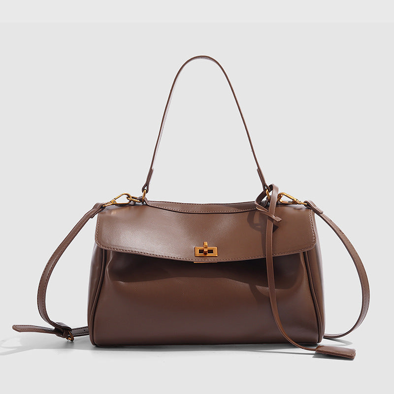 Bootara Women's Modern French Tote Bag – Lightweight Structured Purse with Hidden Zip Pockets