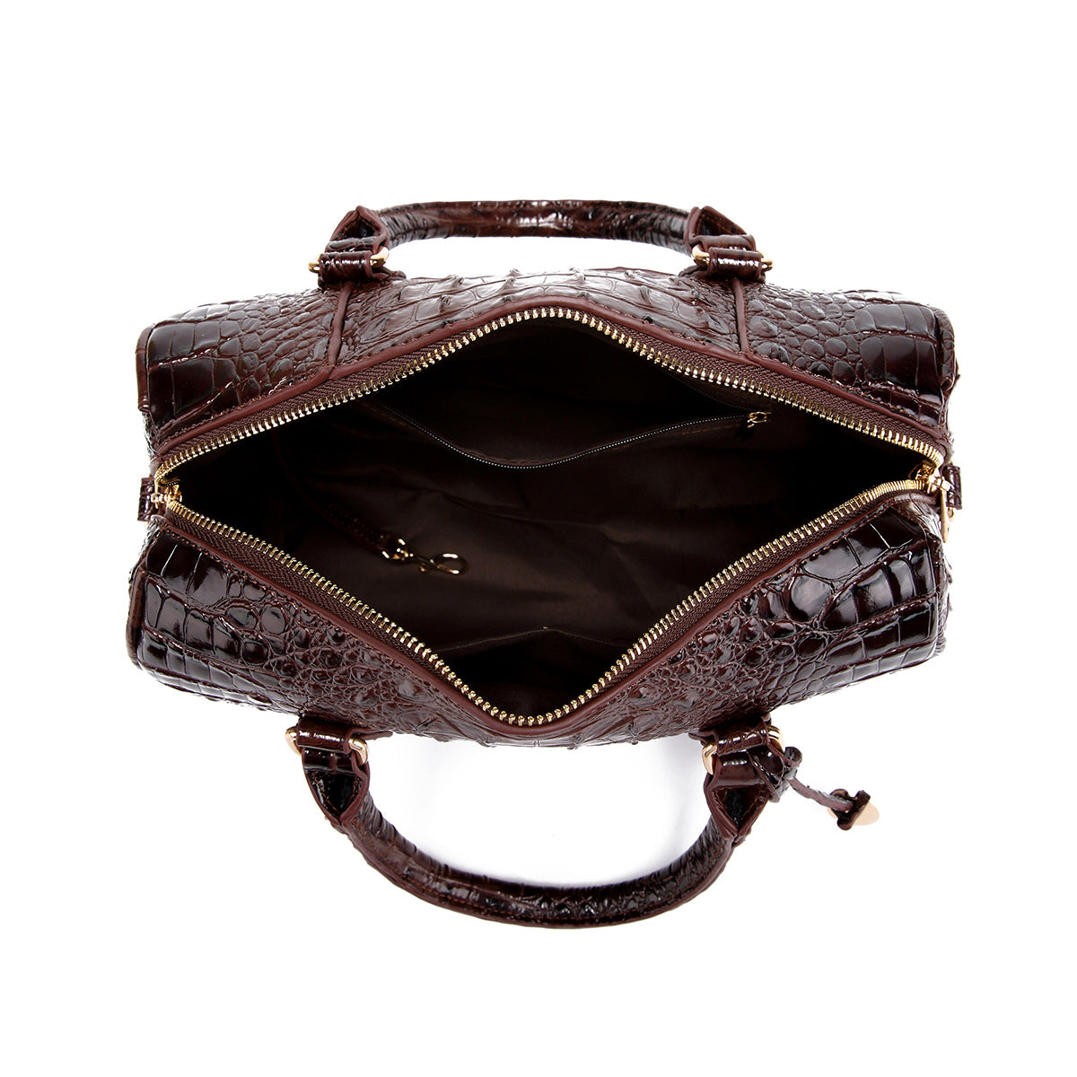 Bootara Women's Vintage Crocodile-Embossed Crossbody Bag – Travel-Ready Underarm Handbag