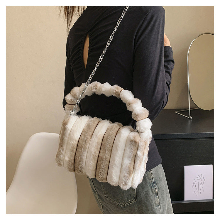 Bootara Women‘s Plush Tote & Crossbody Bag – Cloud-Like Soft Minimalist Purse for Everyday Chic
