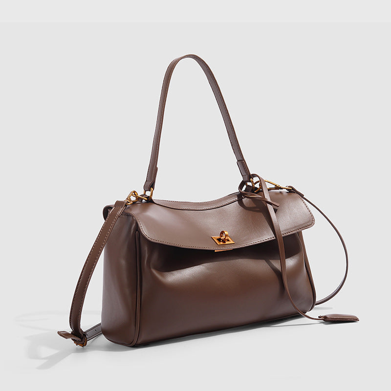 Bootara Women's Modern French Tote Bag – Lightweight Structured Purse with Hidden Zip Pockets