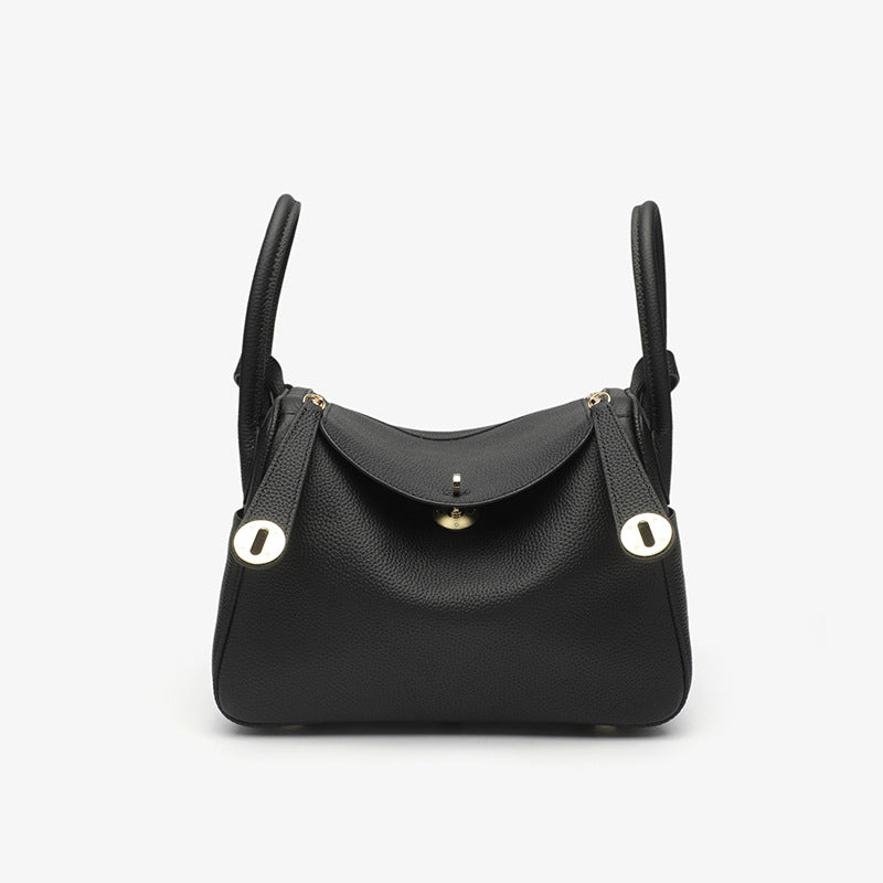 Bootara Women's Orsay Pebbled Bucket — Artisan-Stitched Top-Grain Leather Tote with Convertible Carry & Structured Silhouette