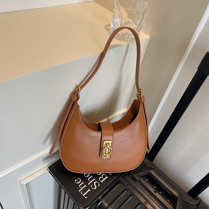Bootara Women's Crescent Sculpt Shoulder Bag - Indie-Design Underarm Bag | Refined & Viral-Worthy