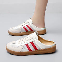 Bootara Women's Mesh Mule Slippers German Trainer - Inspired Slip-Ons for Women | Spring-Summer Comfort Shoes with Arch Support