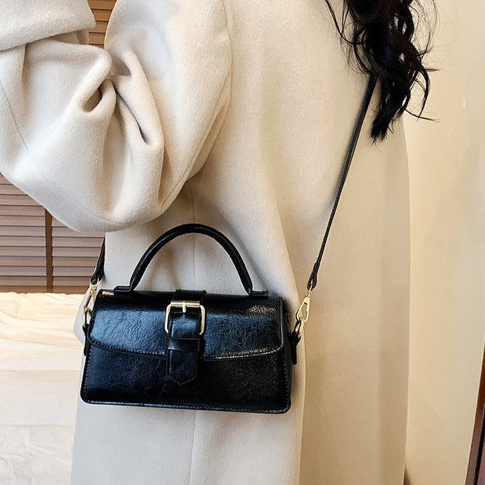 Bootara Women's Cantle Mini Satchel - Equestrian-Architectural Bag with Convertible Carry