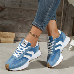 Bootara Women's Athena Curve Chunky Retro Runner Sneakers – Extended-Size Vintage Dad Walking Shoes with Sculpted Waist (US 5–11.5)