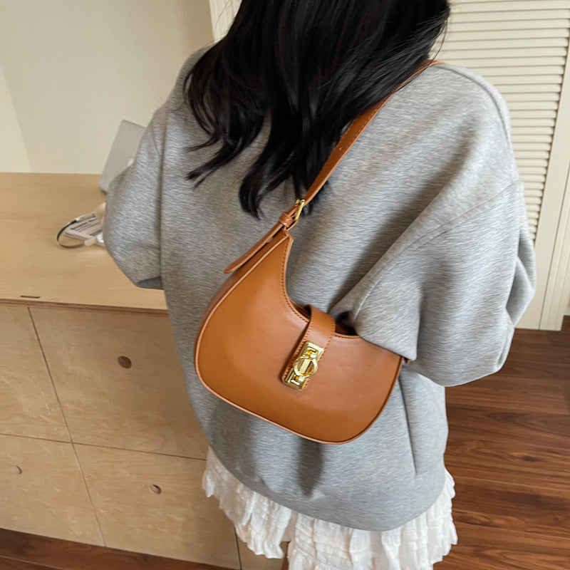 Bootara Women's Crescent Sculpt Shoulder Bag - Indie-Design Underarm Bag | Refined & Viral-Worthy