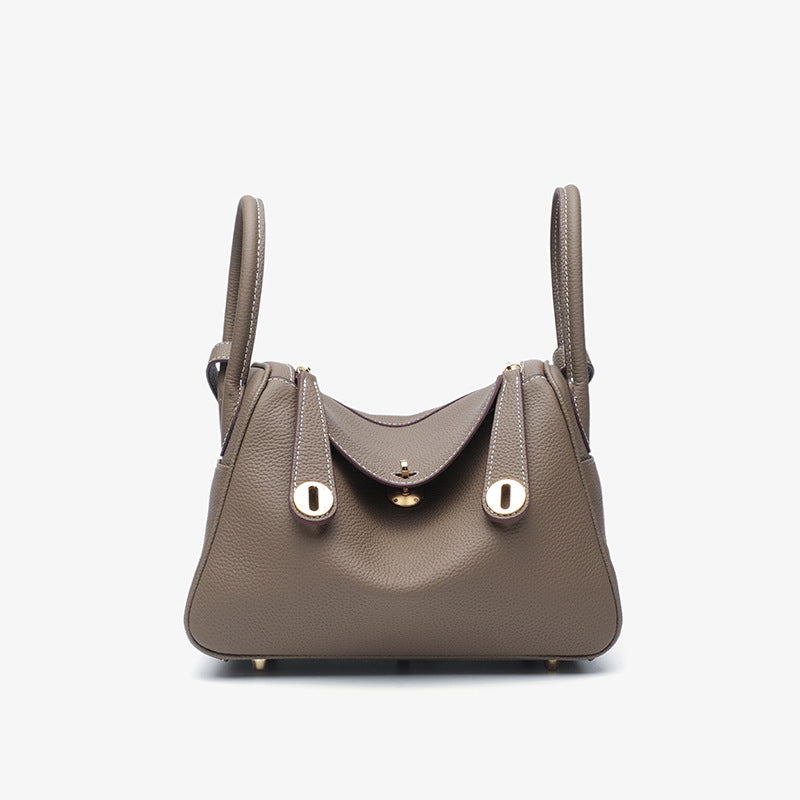 Bootara Women's Orsay Pebbled Bucket — Artisan-Stitched Top-Grain Leather Tote with Convertible Carry & Structured Silhouette