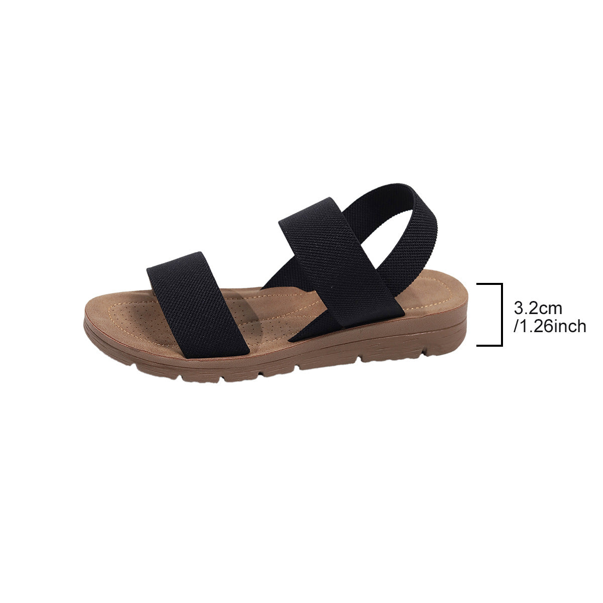 Bootara Women’s Plus-Size Lightweight Soft‑Sole Sport Sandals – Comfortable, Wear‑Resistant, Non‑Slip Flat Casual Outdoor Sandals