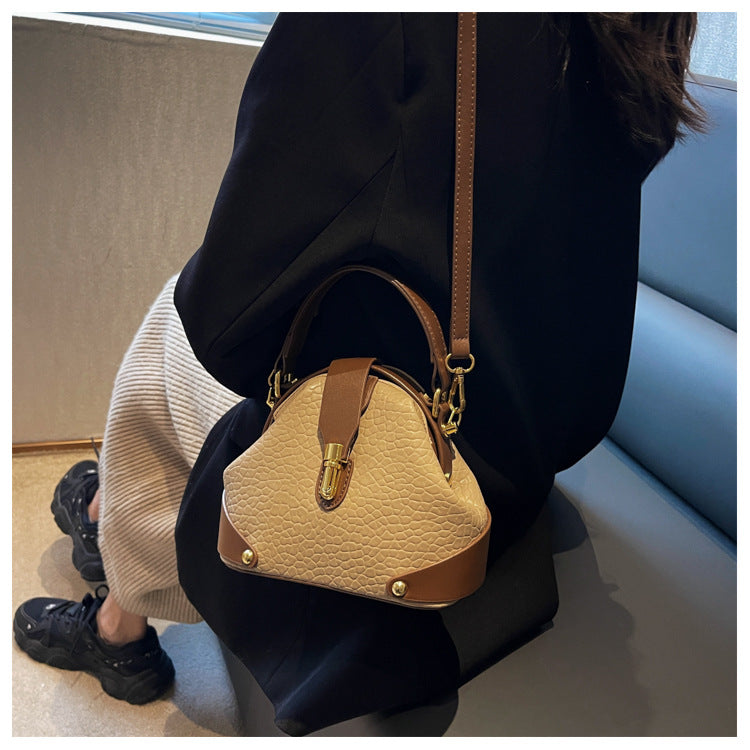 Bootara Women's Pebbled Leather Mini Tote Bag - Versatile Crossbody & Shoulder Bag | Minimalist Luxury Design