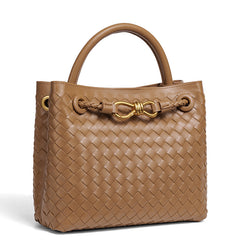 Bootara Women's Artisan Weave Tote - Expandable Crossbody with Butterfly Motif & Structured Silhouette
