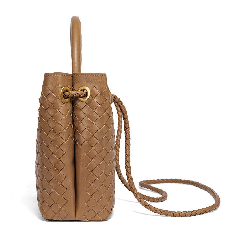Bootara Women's Artisan Weave Tote - Expandable Crossbody with Butterfly Motif & Structured Silhouette