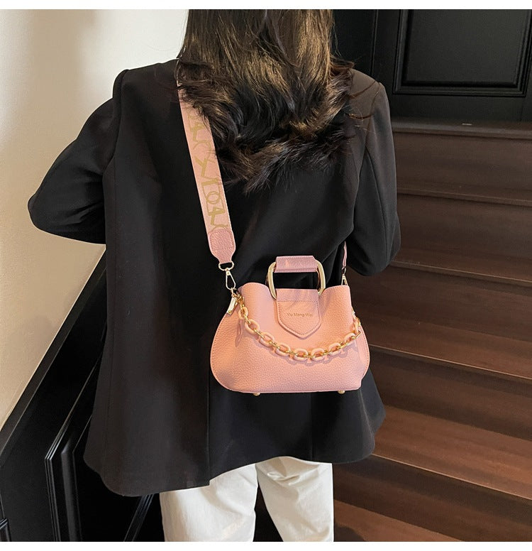 Bootara Women's Fashion Tote Bag - Convertible Shoulder to Crossbody Purse with Detachable Chain Strap, Minimalist PU Leather Commuter Handbag