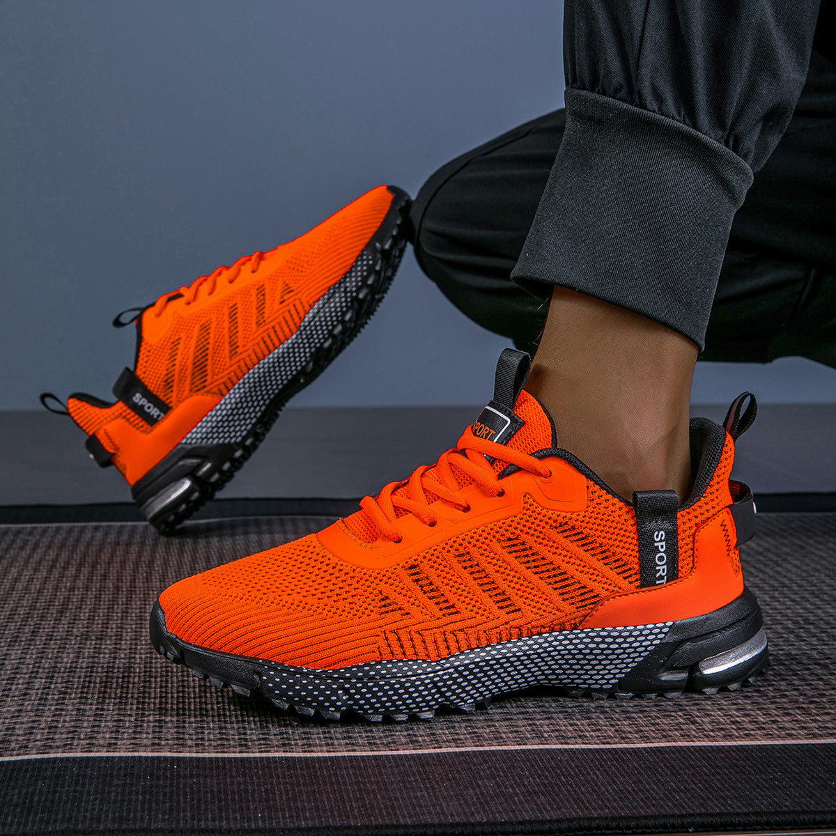 Bootara Pulse Men’s Breathable Chunky Sneakers – Mesh Casual Outdoor Running Shoes (US6-13)