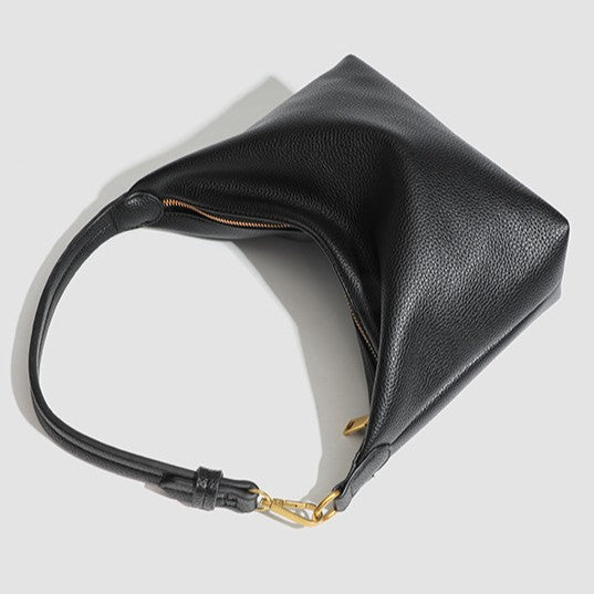 Bootara Women's Metro Pebble Hobo - Spacious Pebbled Leather Commuter - Convertible Shoulder Sling