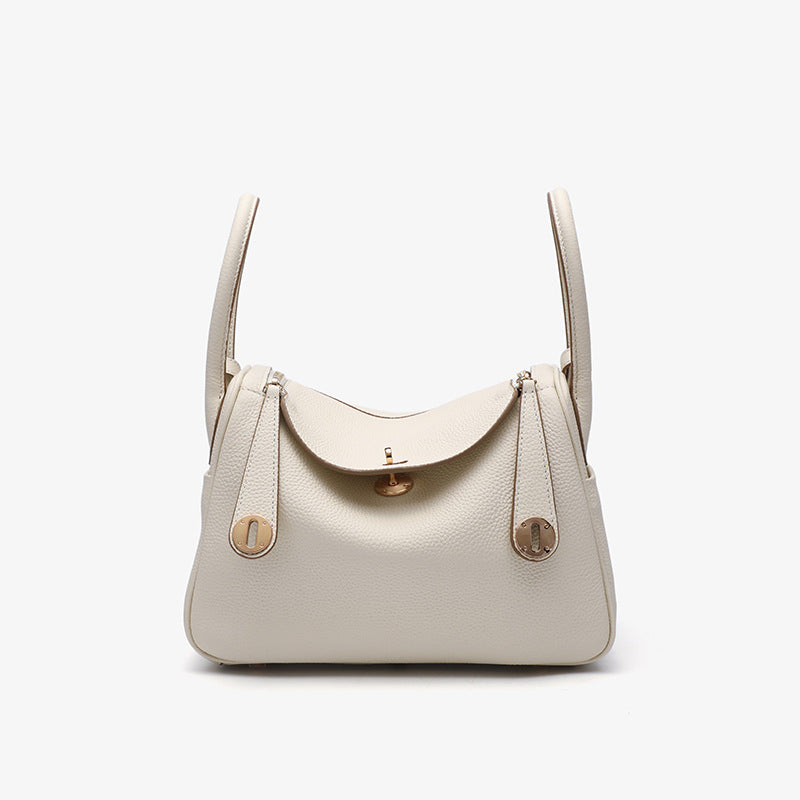 Bootara Women's Orsay Pebbled Bucket — Artisan-Stitched Top-Grain Leather Tote with Convertible Carry & Structured Silhouette