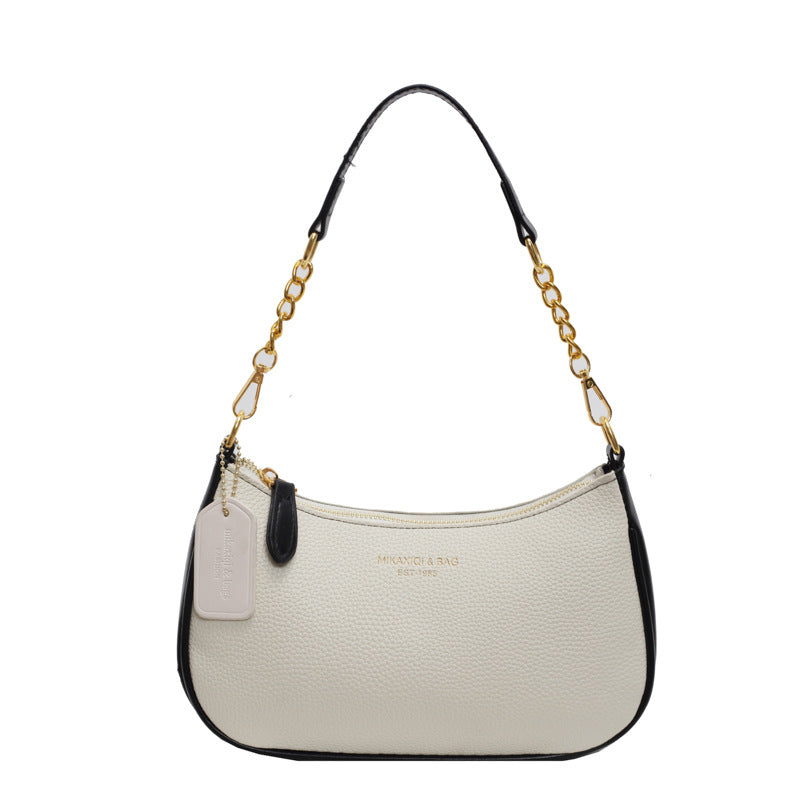 Bootara Women's Artisan Crescent Crossbody Bag - Versatile Shoulder Bag with Chain Strap & Convertible Carry