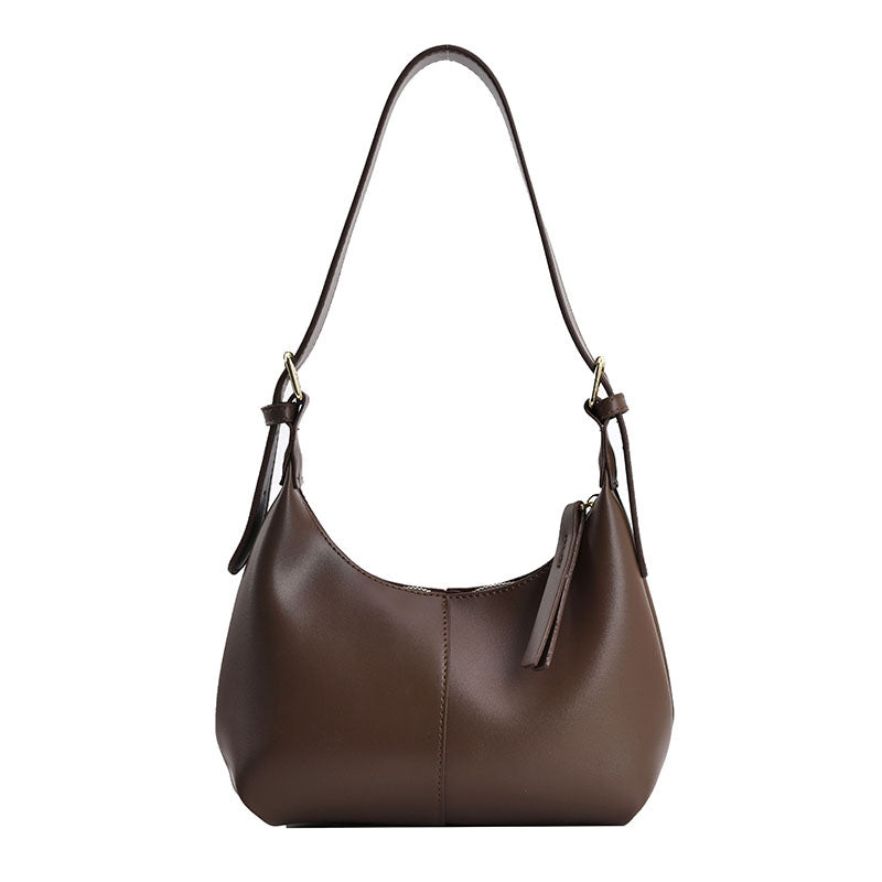 Bootara Women's Crescent Shoulder Bag – Textured Underarm Saddle | Minimalist Essential