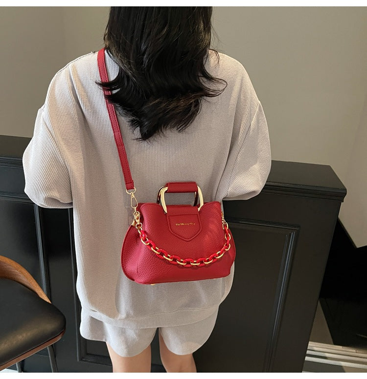 Bootara Women's Fashion Tote Bag - Convertible Shoulder to Crossbody Purse with Detachable Chain Strap, Minimalist PU Leather Commuter Handbag