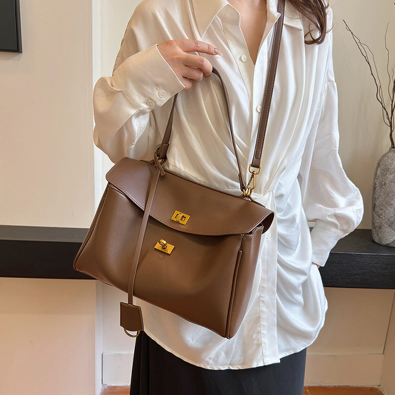 Bootara Women's Modern French Tote Bag – Lightweight Structured Purse with Hidden Zip Pockets
