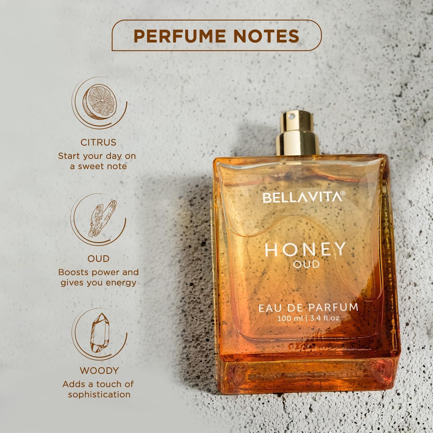 Bootara Atelier Bella Vita -  Golden Oud Nectar 100ml Eau de Cologne Unisex