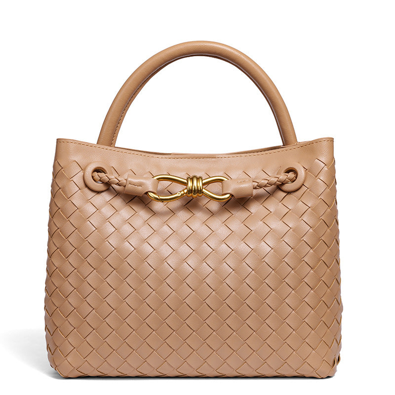 Bootara Women's Artisan Weave Tote - Expandable Crossbody with Butterfly Motif & Structured Silhouette