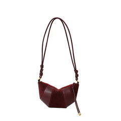 Bootara Women's Puff Luxe Dual-Texture Hobo - Vegan Leather & Sueded Matte Crossbody - Retro Curated Silhouette