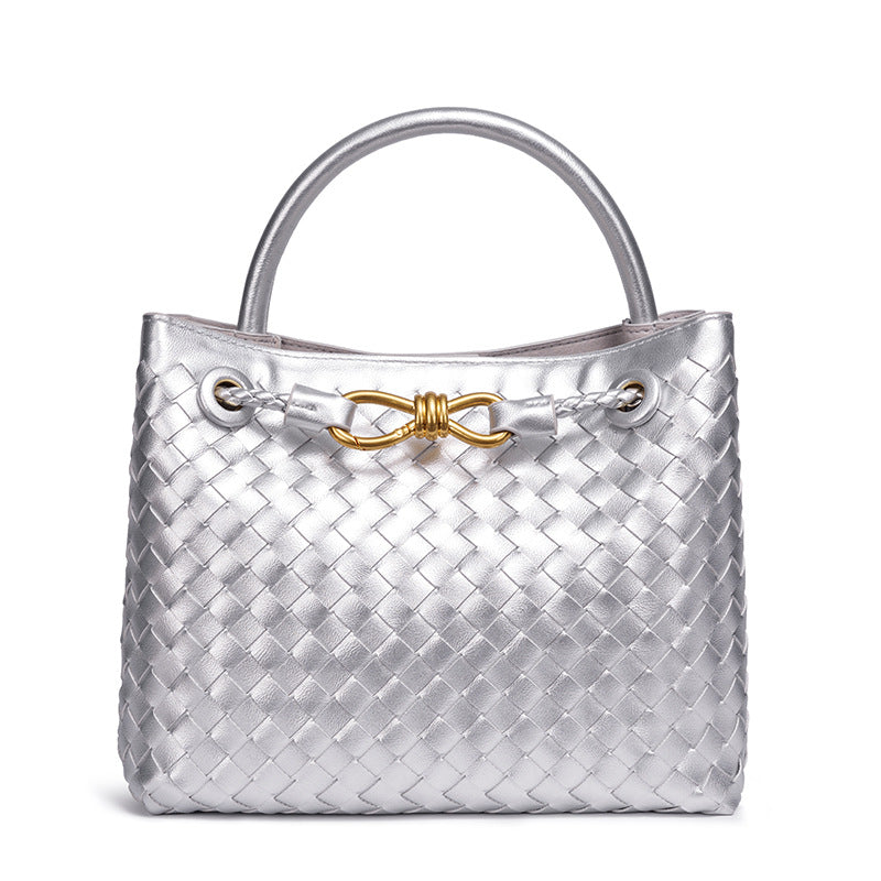 Bootara Women's Artisan Weave Tote - Expandable Crossbody with Butterfly Motif & Structured Silhouette