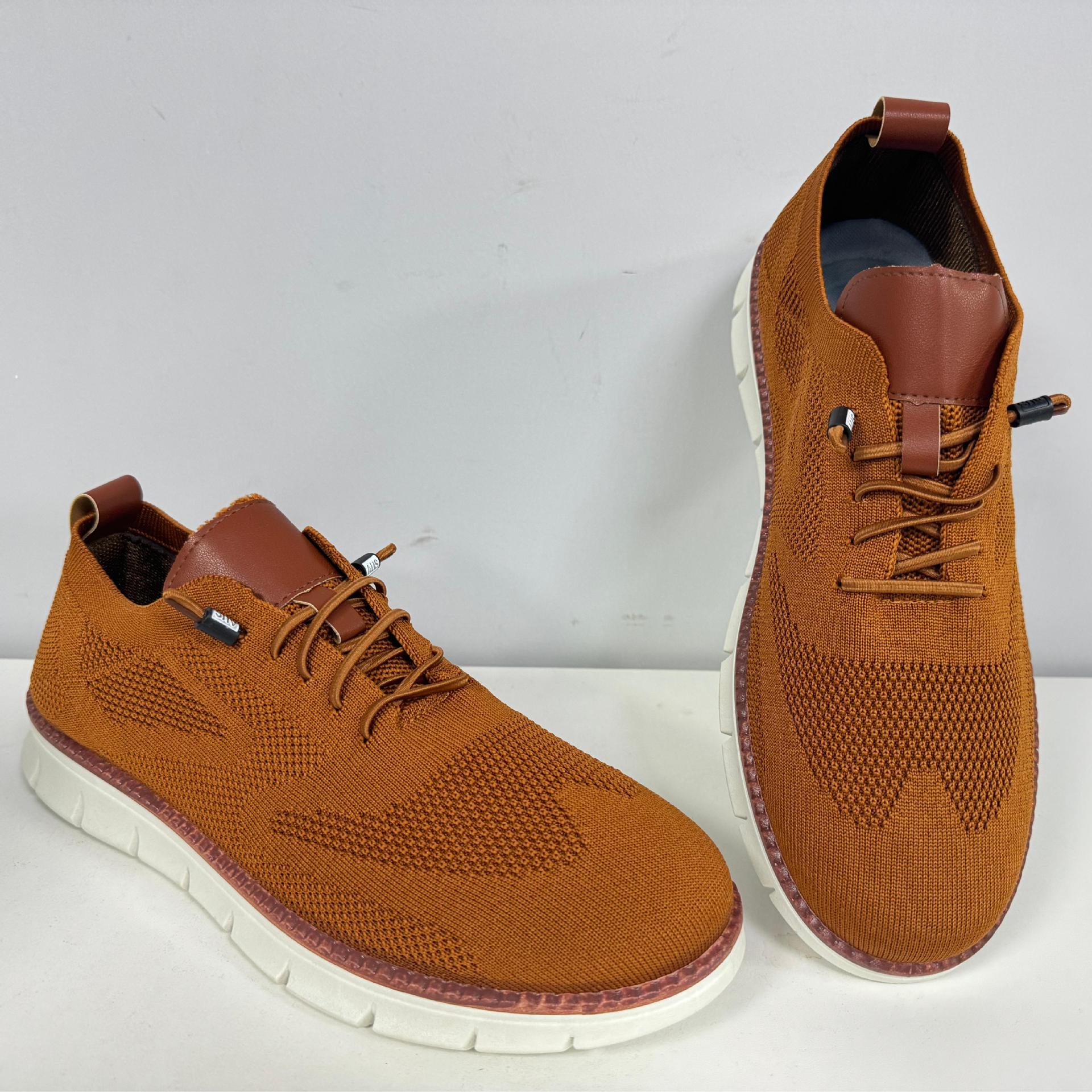 Bootara Men's AeroStitch Urban - Extended Fit Knit Mesh - Fashion Sneakers with Breathable Upper & Contrast Stitching