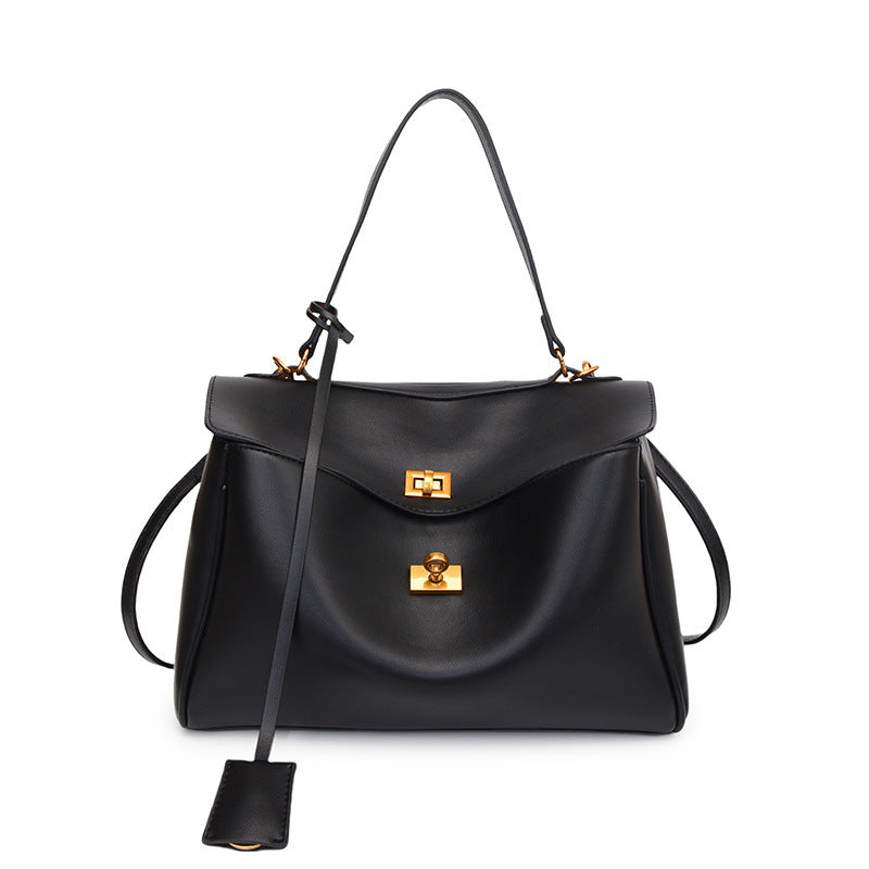 Bootara Women's Modern French Tote Bag – Lightweight Structured Purse with Hidden Zip Pockets