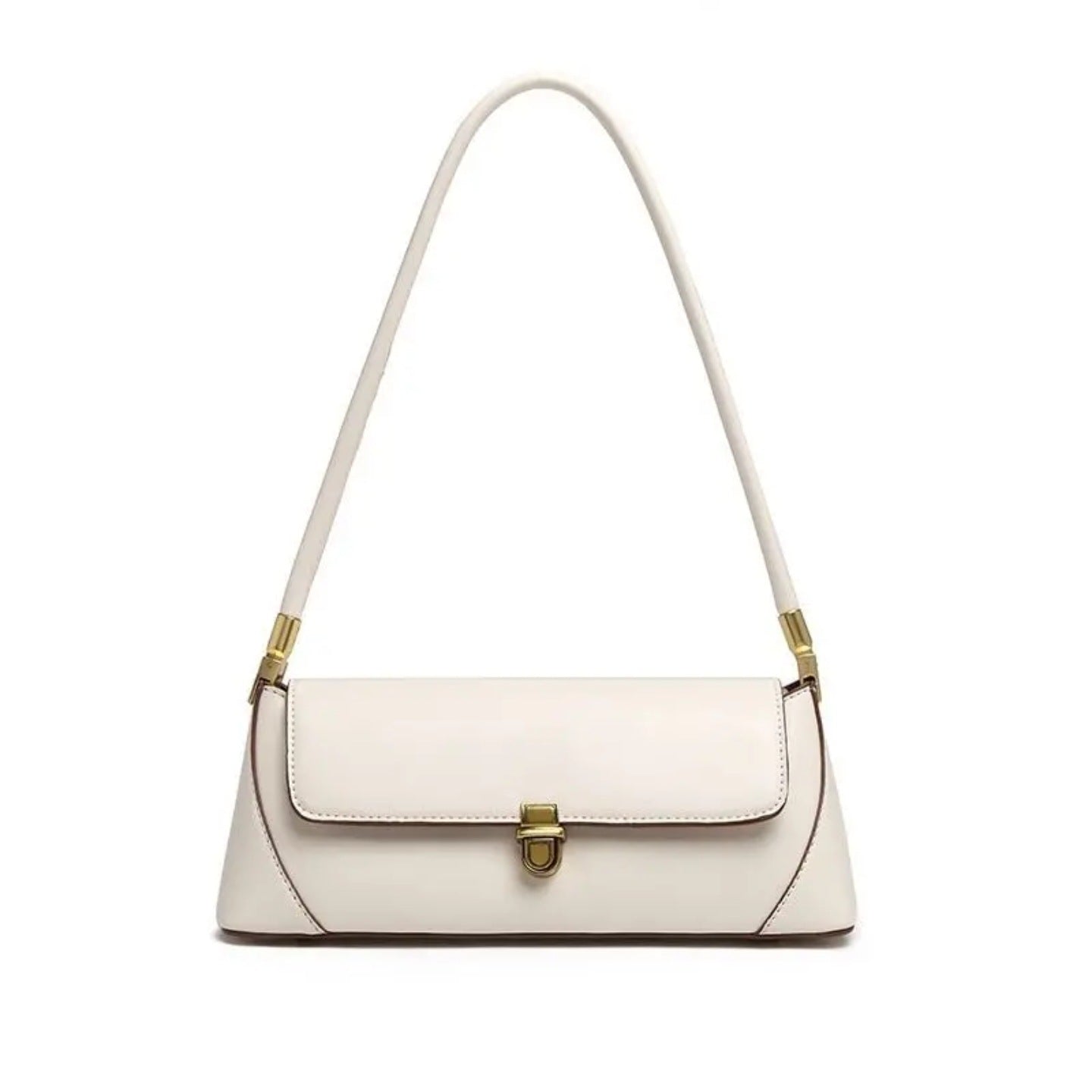 Bootara Women's Parisian Baguette Satchel – Vintage Underarm Bag with Convertible Strap & Timeless Textured Leather